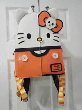 NYCC Limited Loungefly Sanrio Hello Kitty Skeleton Costume Glow Mini Backpack